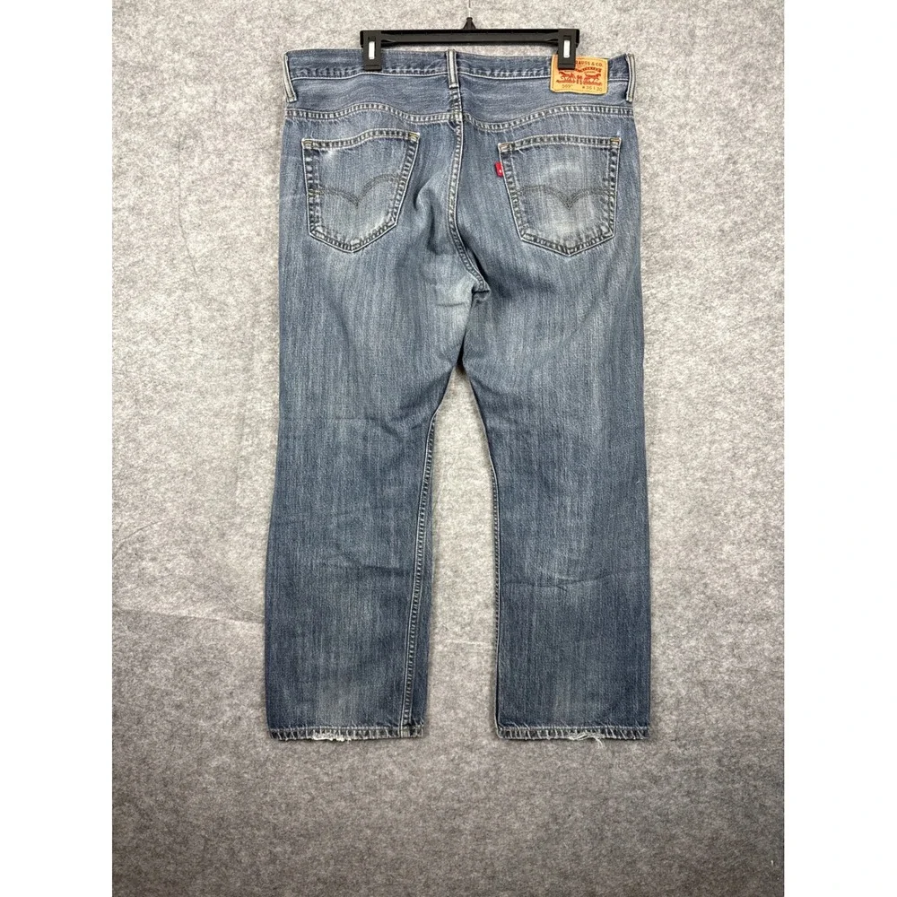 Levis 569 Loose‎ Straight Jeans Mens 36x30 Blue Denim Medium Wash 00569-0201